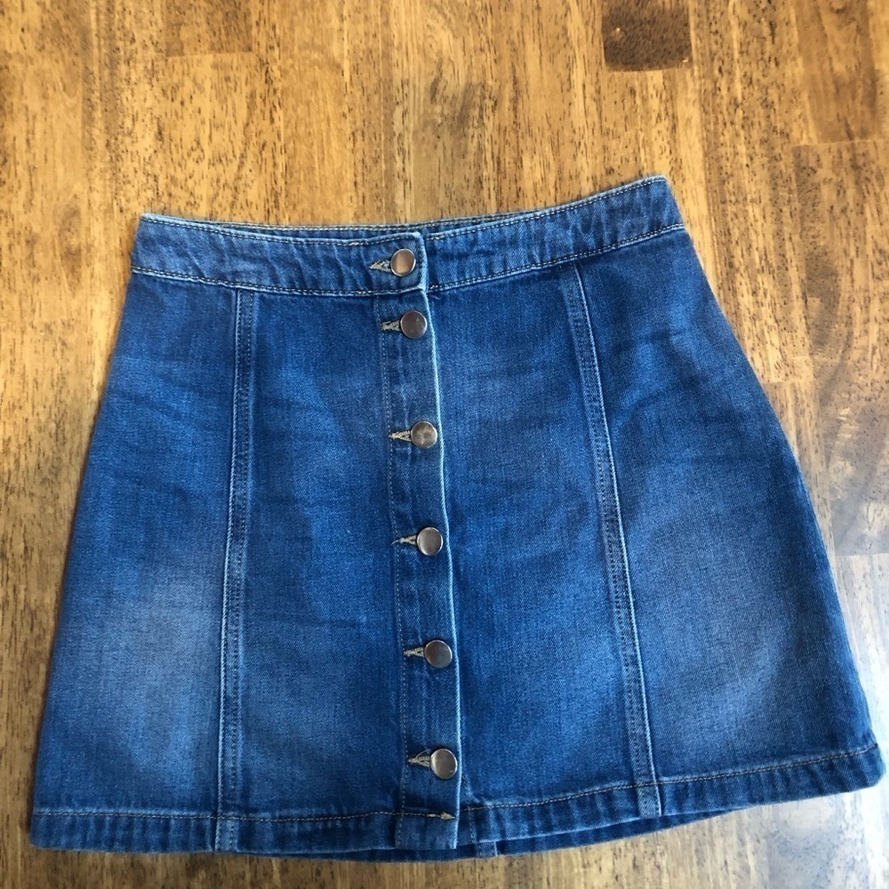 H&M Divided denim mini skirt